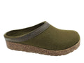 Haflinger Grizzly Torden Clog slipper Olive