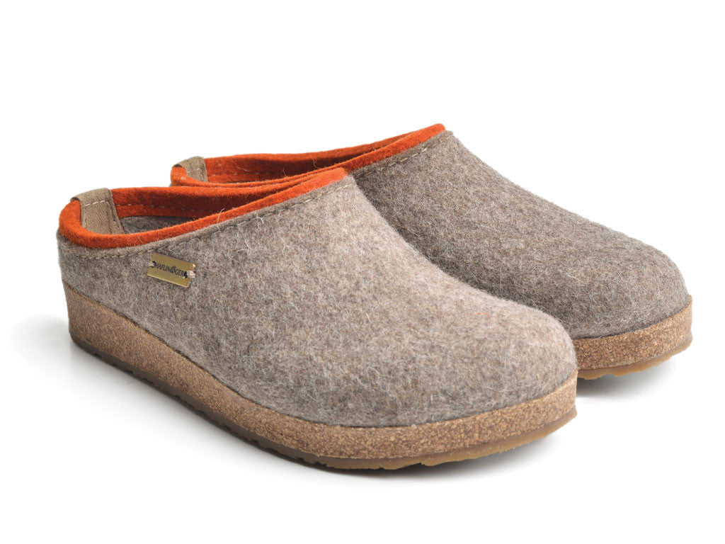 Haflinger Grizzly Kris Torf clog slipper