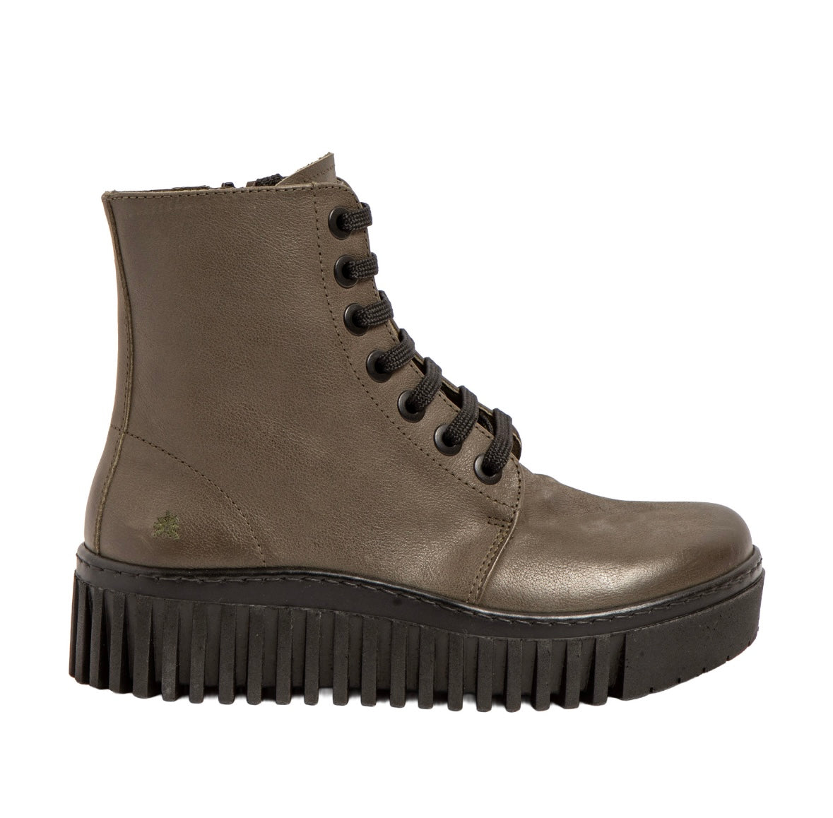 Art 1517 Kaki/Brighton lace up boot