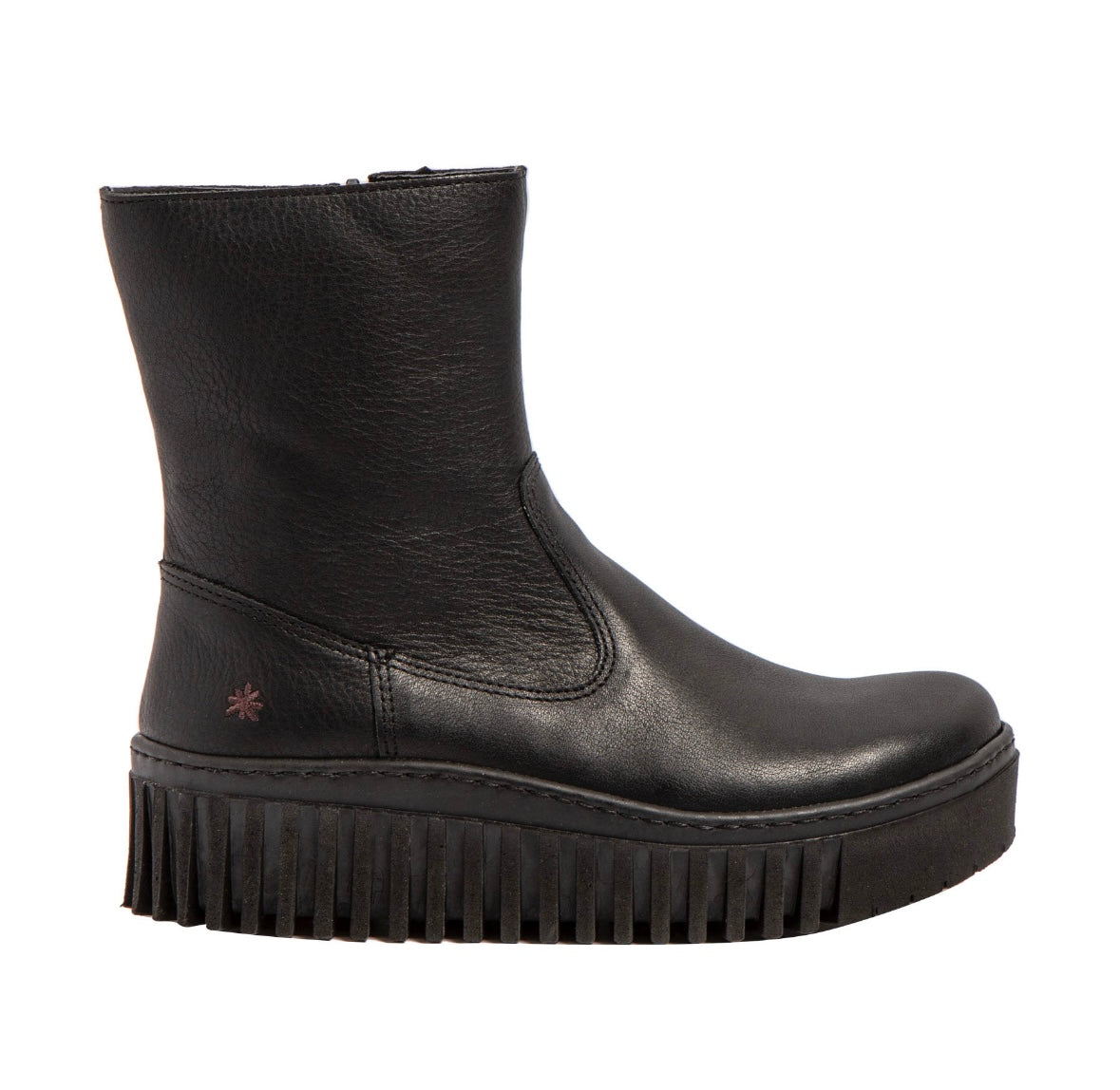 Art 1531 Black/Brighton Zip up boot