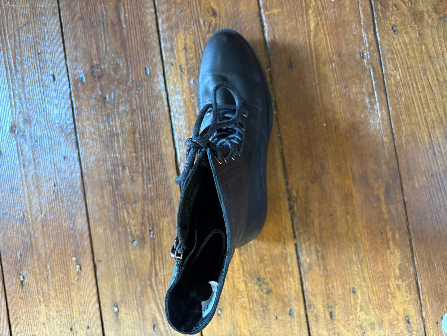 Paula Urban 9-1165 Pull negro lace up boot