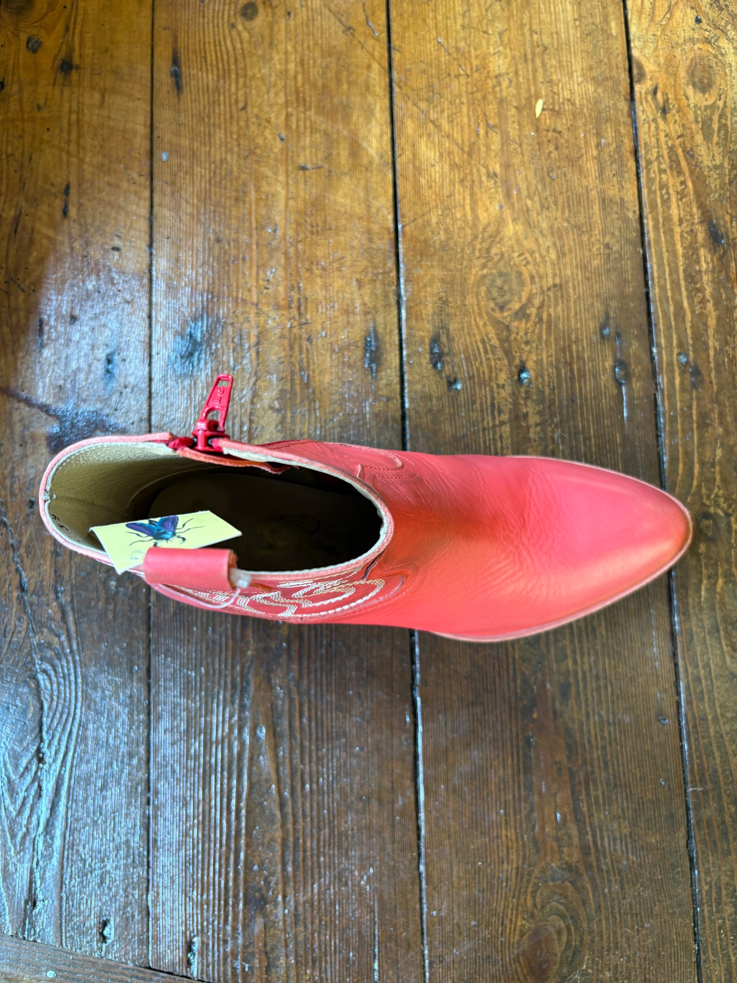 Fly Whami Scarlet cowboy boot