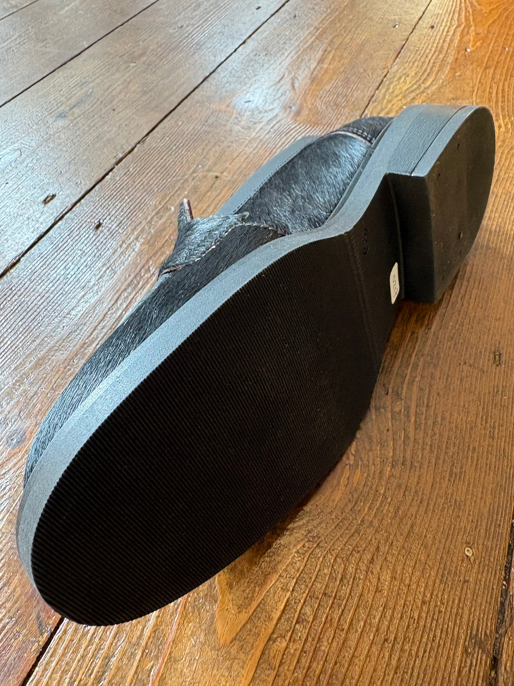 Yokono Ponyhair black loafer