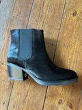 Yokono Ponyhair Black ankle boot