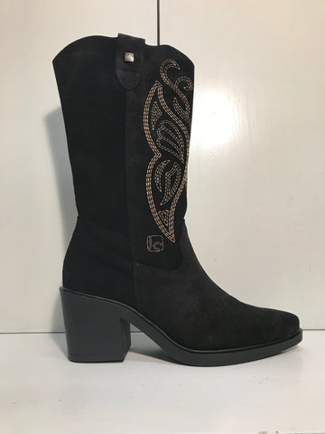 Jose Saenz Black Cowboy boot