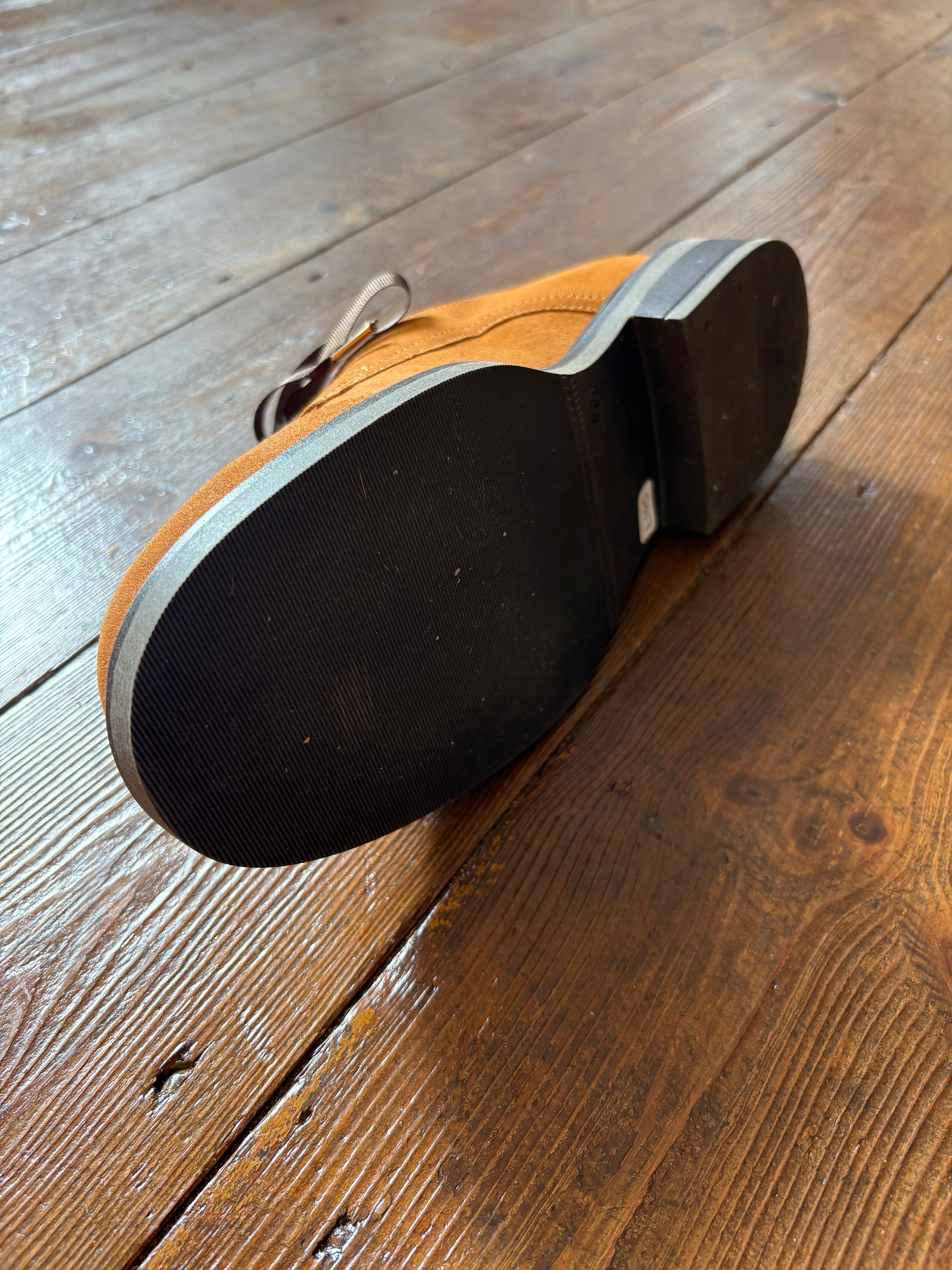 Yokono Brown Suede Lace up shoe