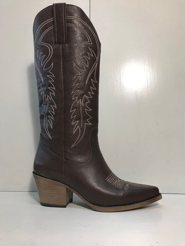 Justin Reess Ruby brown Cowboy Boots