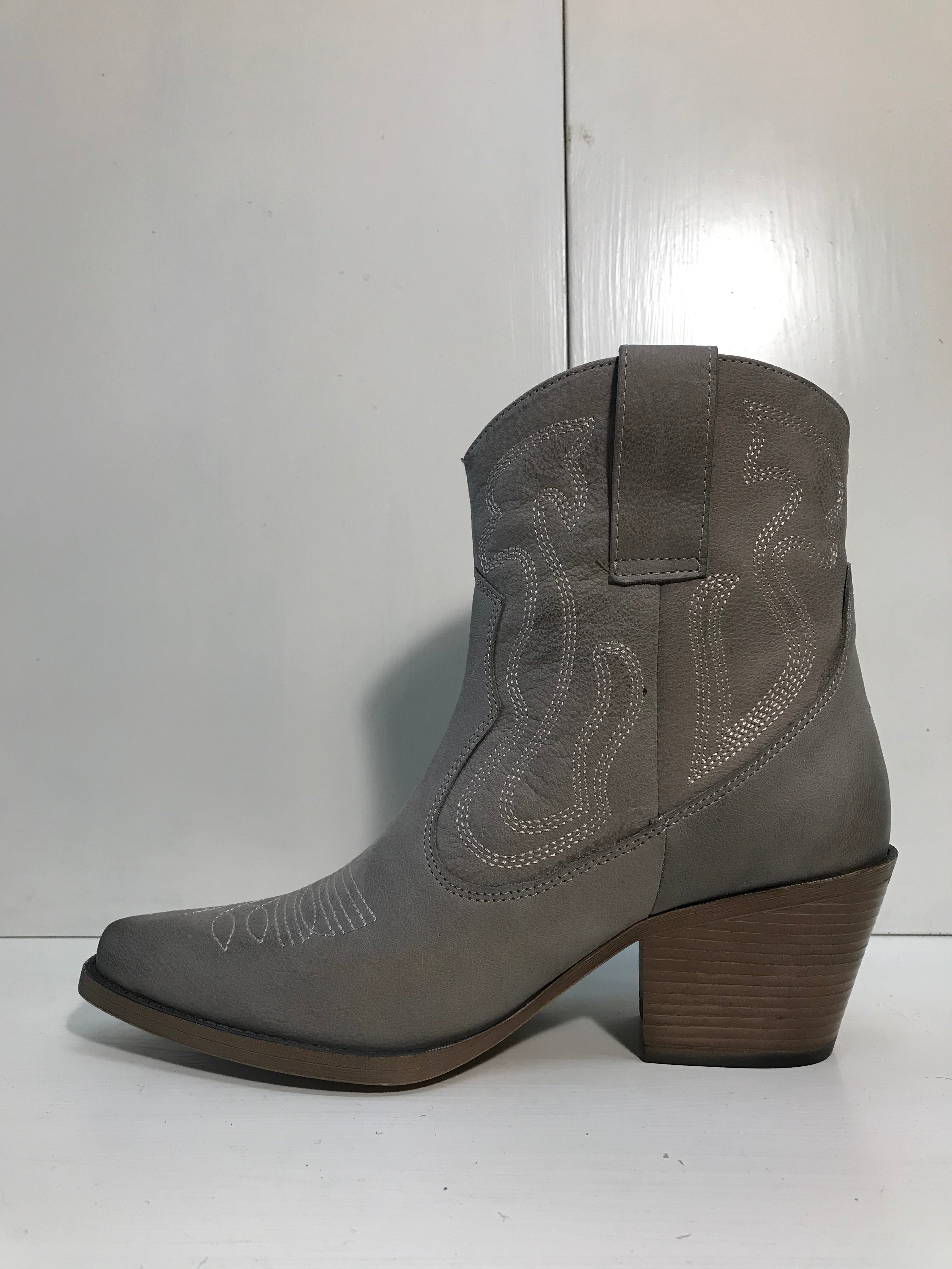 Justin Reess Nova grey Cowboy Boots – Imeldas Shoes Norwich