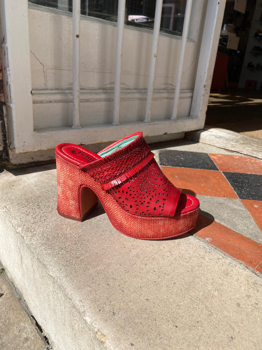 Felmini 0841 red sandal