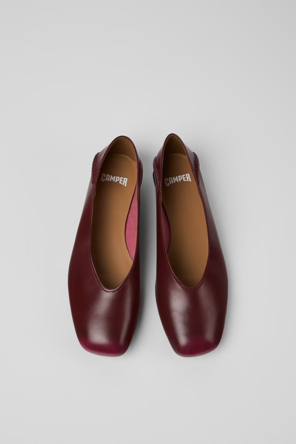 Camper Casi Myra Burgundy flats