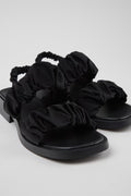 Camper Dana Black textile sandals