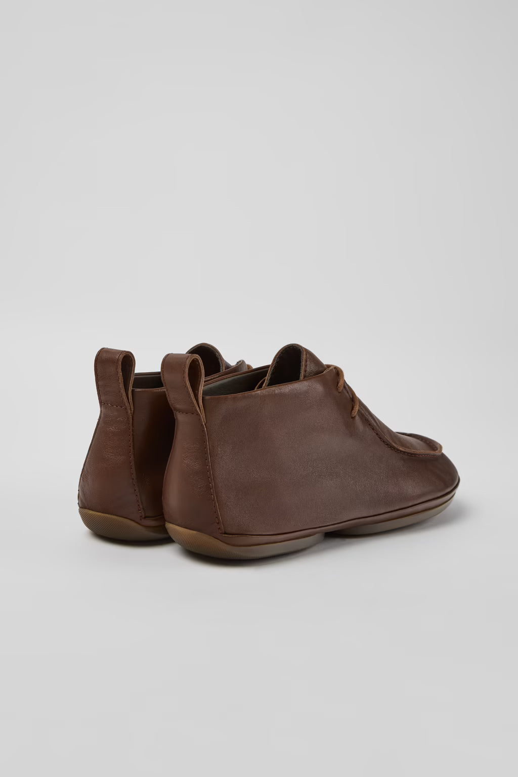 Camper Right Nina Gobi Pecan Brown lace up boot