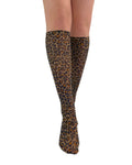 Pamela Mann Leopard Printed Over the knee socks