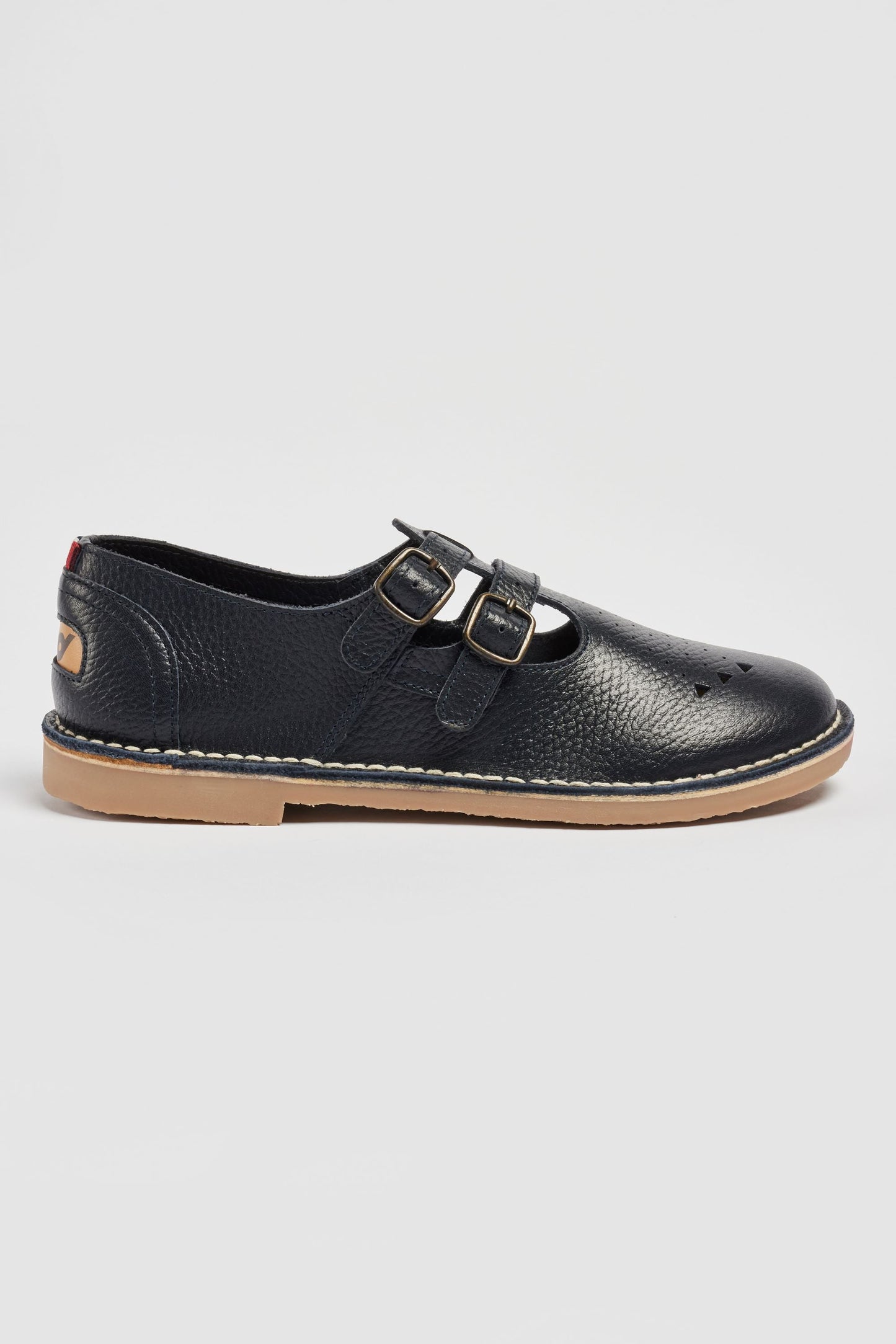 POD Black Marley Leather T-Bar
