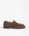 Yokono Isadora Chocolate suede Loafer