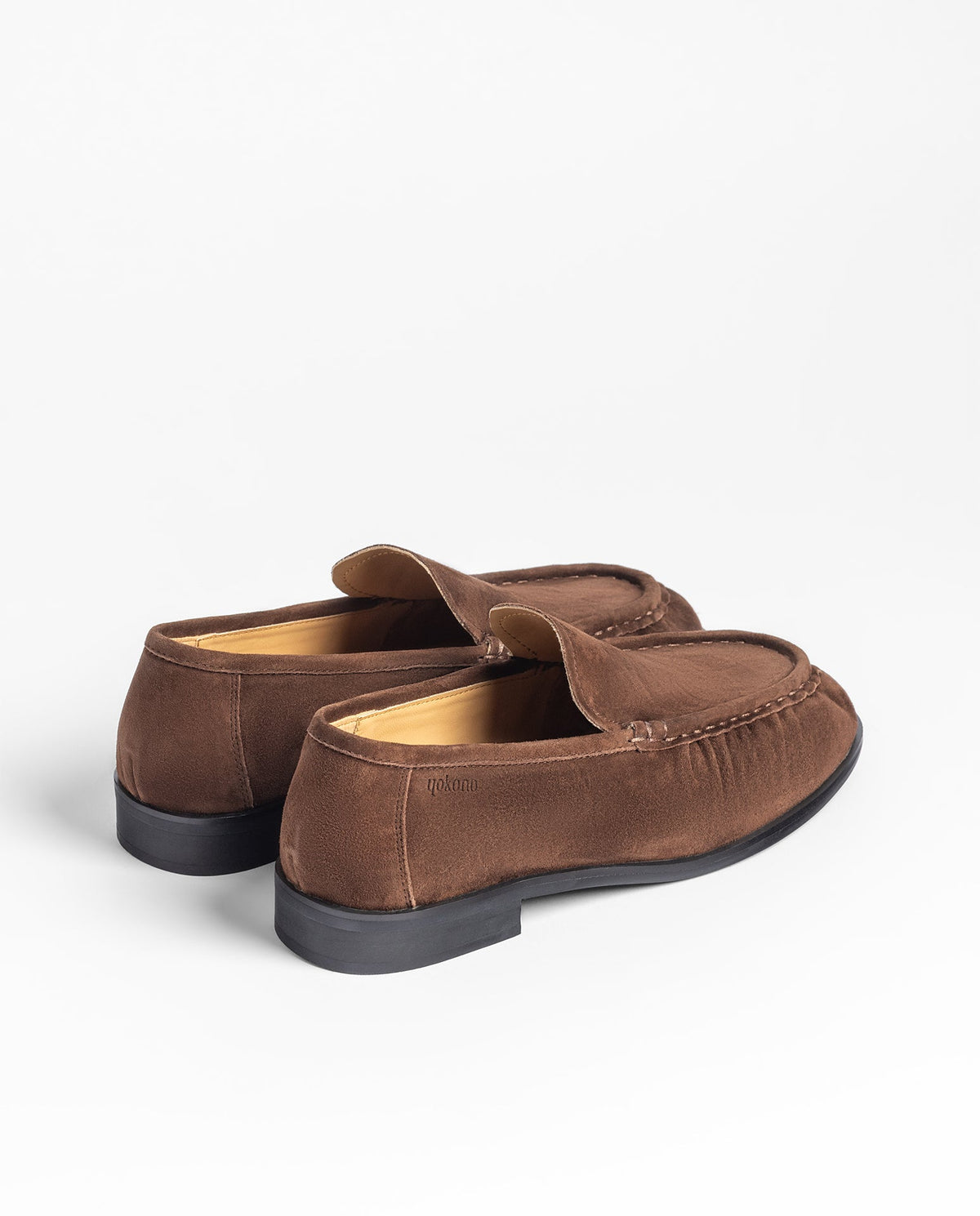Yokono Isadora Chocolate suede Loafer