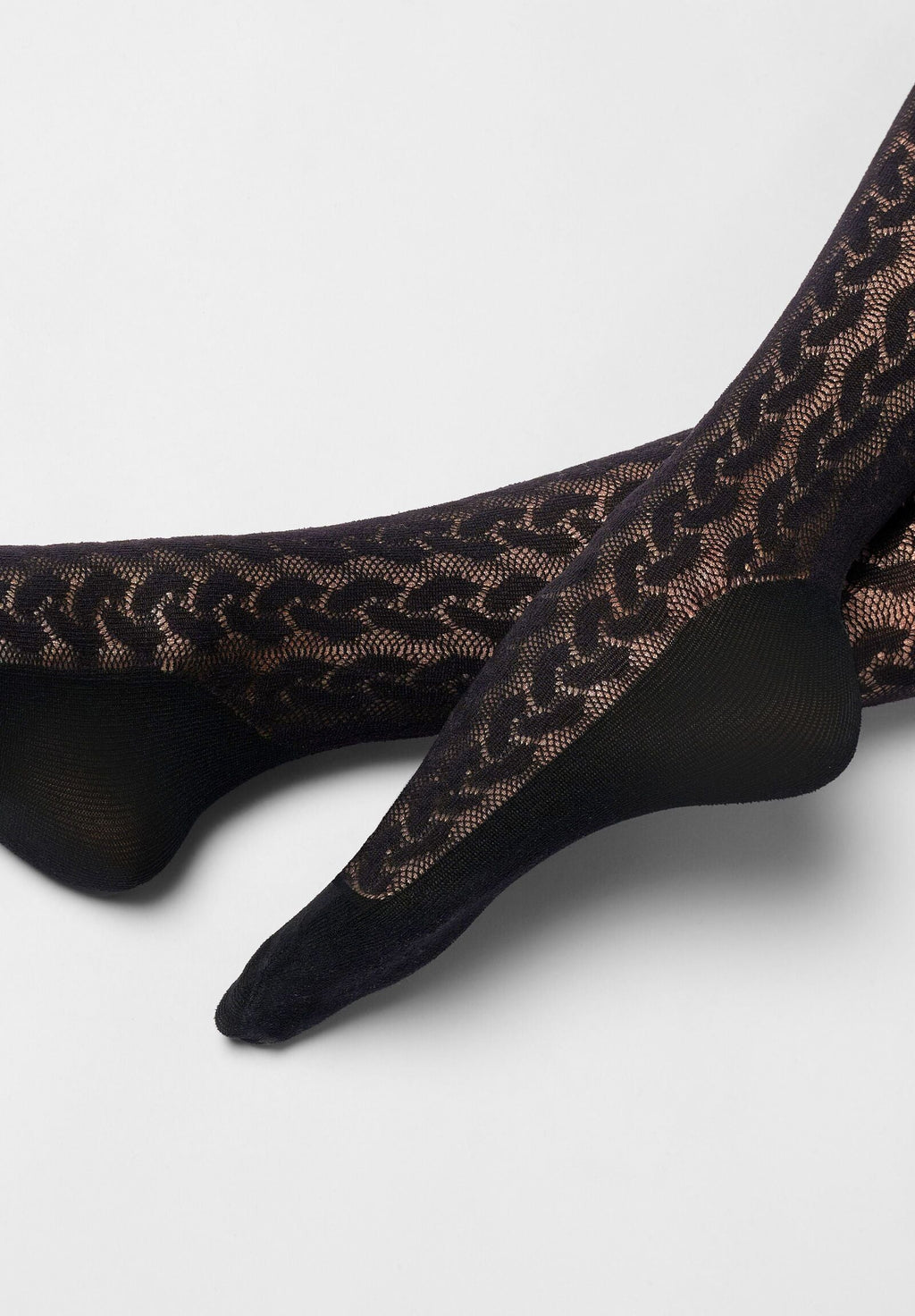 Oroblu Bio-derived Sneaker Tights wave- Black
