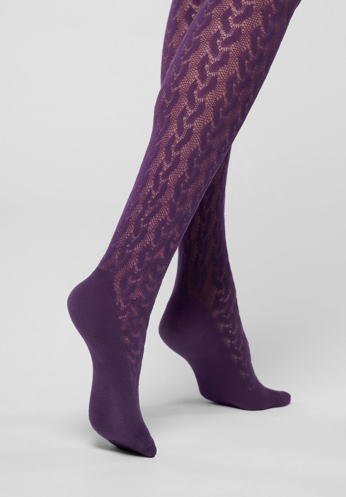 Oroblu Bio-derived Sneaker Tights wave- Violet