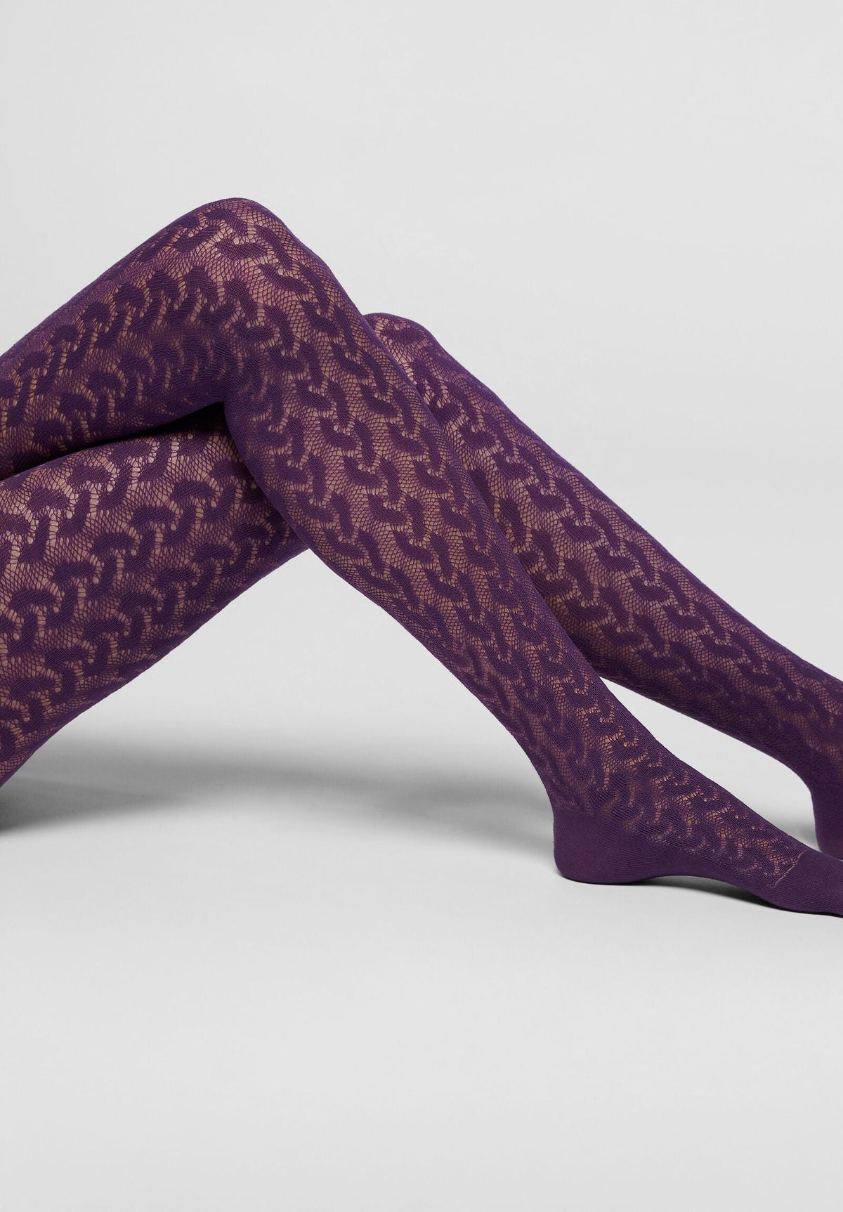 Oroblu Bio-derived Sneaker Tights wave- Violet