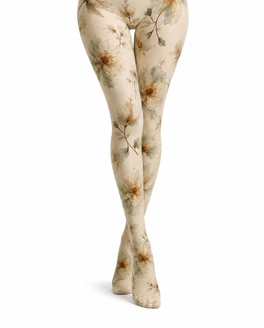 Pamela Mann Oriental Floral Printed Tights