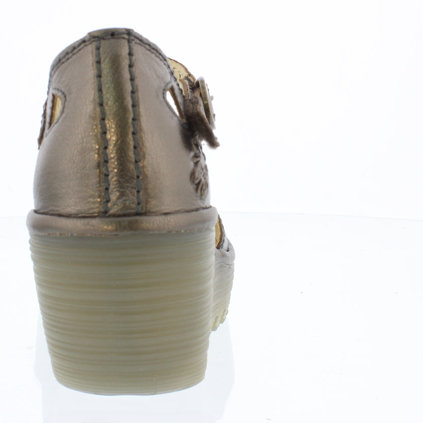 Fly Yuna wedge sandal bronze