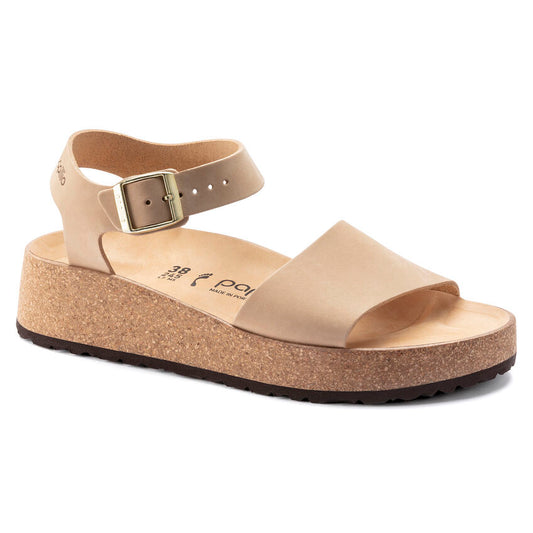 Papillo Glenda Nubuck Leather in Sandcastle