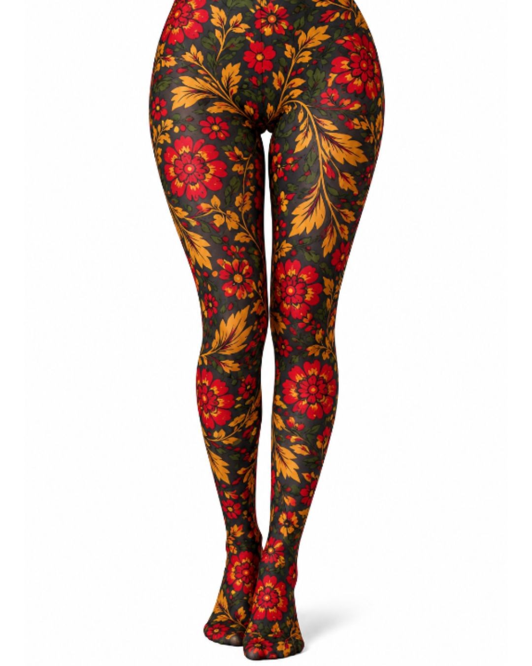 Pamela Mann Scarlett Floral Printed Tights