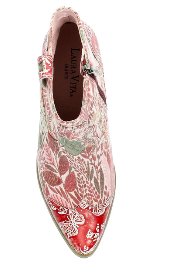 Laura Vita Santiags Hicno 01 Cowboy boot Raspberry