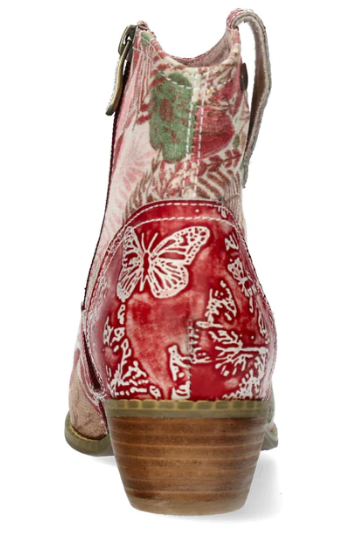 Laura Vita Santiags Hicno 01 Cowboy boot Raspberry