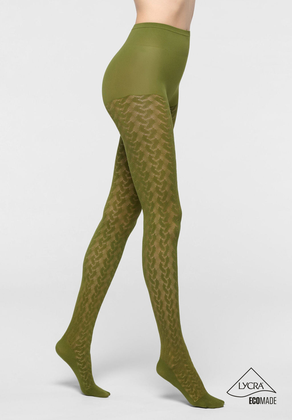 Oroblu Bio-derived Sneaker Tights Wave- Botanical