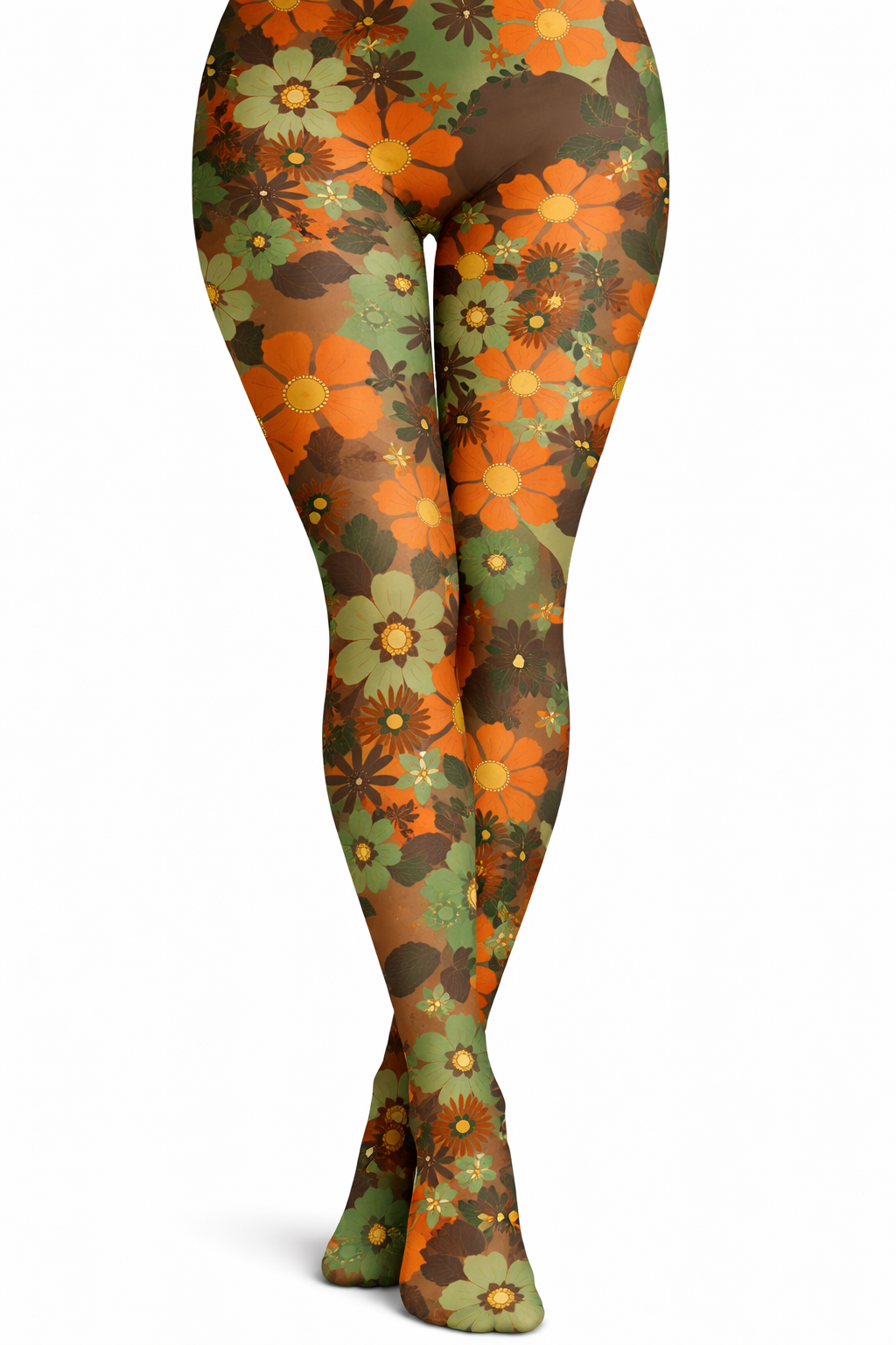 Pamela Mann Vintage Floral Printed Tights