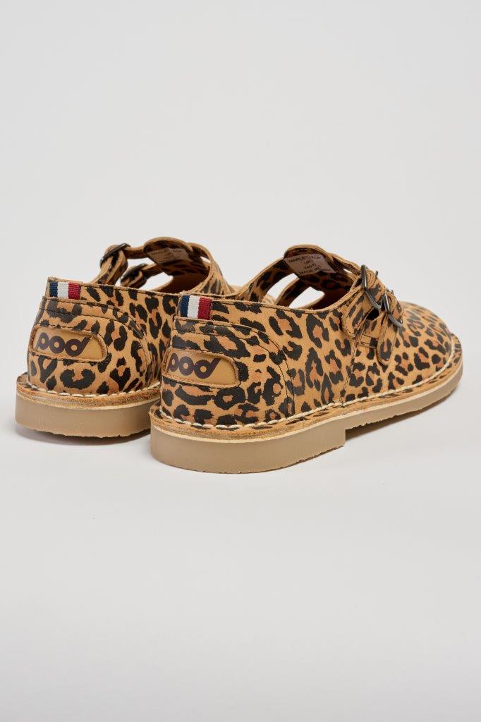 Marley Leopard Print Marley Leather T-Bar