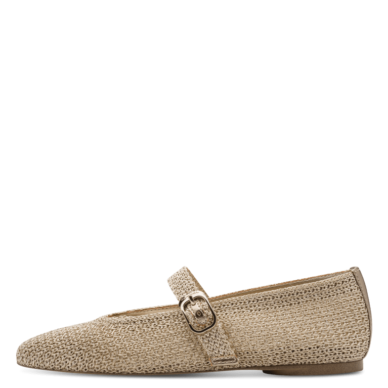 1-22125-46-900 Tamaris Bronze chain mail flats