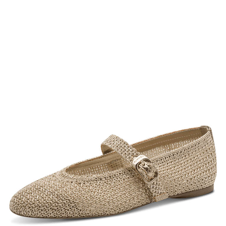 1-22125-46-900 Tamaris Bronze chain mail flats