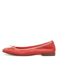 Tamaris pale red ballet flat