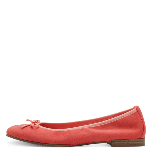 Tamaris pale red ballet flat