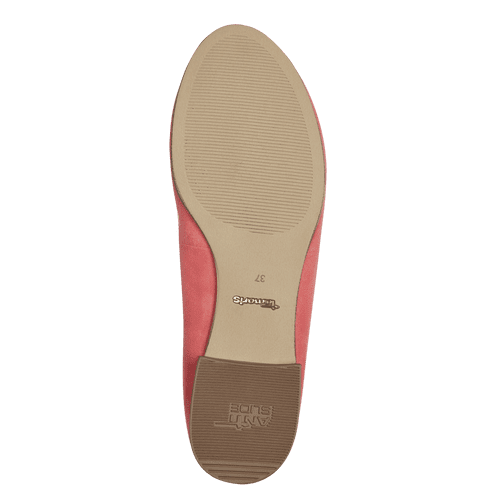 Tamaris pale red ballet flat