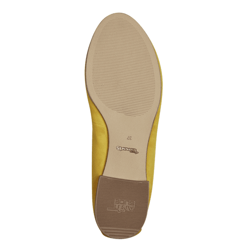 Tamaris yellow and pink ballet flats