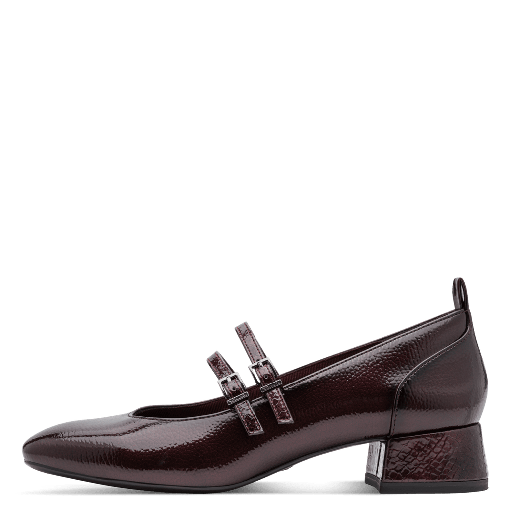 Tamaris 1-22318-43-5C4 Merlot comb Mary Jane