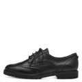 Tamaris 1-23200 black leather lace up shoe