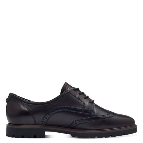 Tarmaris 1-23200 Mahogany leather lace up shoes
