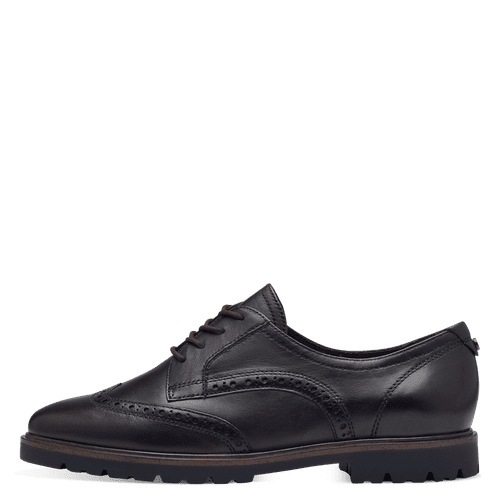 Tarmaris 1-23200 Mahogany leather lace up shoes