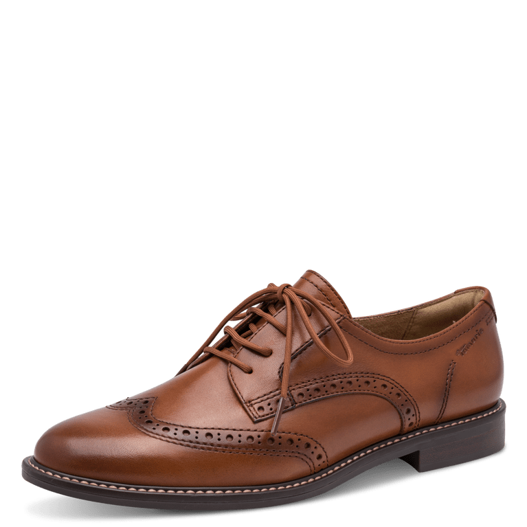 Tamaris 1-23205-47-305 Cognac Brogue Shoe