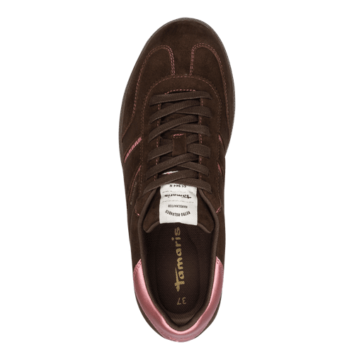 Tamaris 1-23624-43-368 mocca/rose trainer