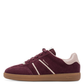 Tamaris 1-23624-43-585 Burgundy Lace up Trainer