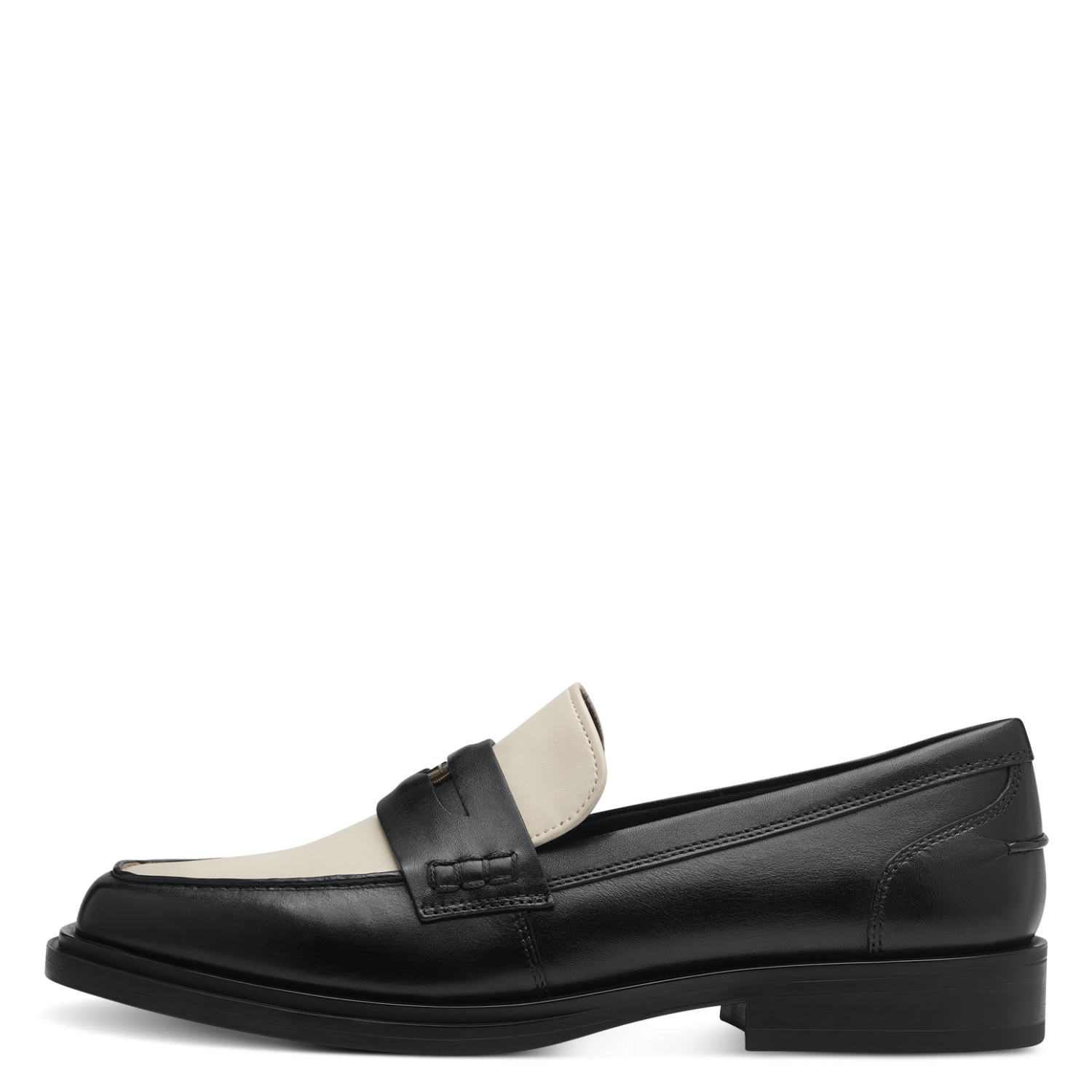 Tamaris 1-24203-41 black comb slip on loafer
