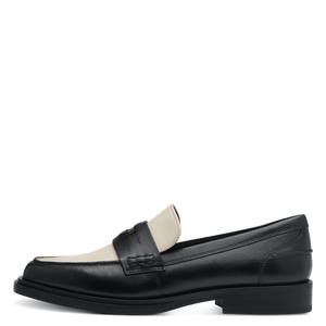 Tamaris 1-24203-41 black comb slip on loafer