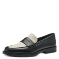 Tamaris 1-24203-41 black and white slip on loafer