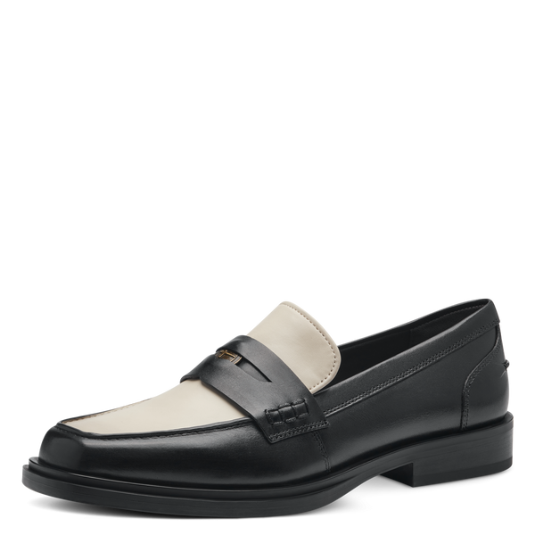 Tamaris 1-24203-41 black comb slip on loafer