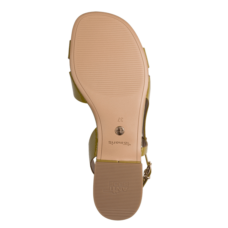 Tamaris 1-28123-46 724 Olive patent sandal